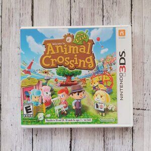 Welcome to Animal Crossing New Leaf Nintendo 3DS Video Game and Case w/Inserts